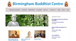 Desktop Screenshot of birminghambuddhistcentre.org.uk