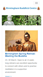 Mobile Screenshot of birminghambuddhistcentre.org.uk